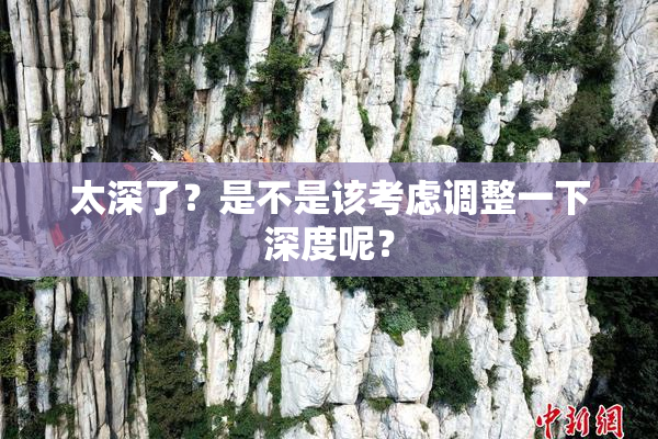 太深了？是不是该考虑调整一下深度呢？