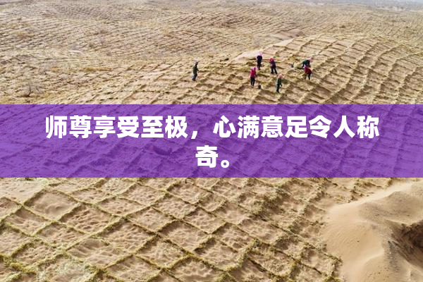 师尊享受至极，心满意足令人称奇。