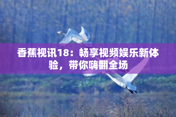 香蕉视讯18：畅享视频娱乐新体验，带你嗨翻全场