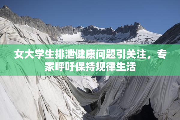 女大学生排泄健康问题引关注，专家呼吁保持规律生活