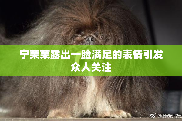 宁荣荣露出一脸满足的表情引发众人关注