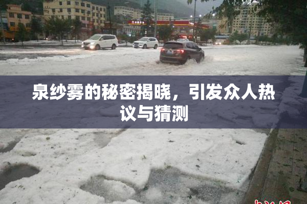 泉纱雾的秘密揭晓，引发众人热议与猜测