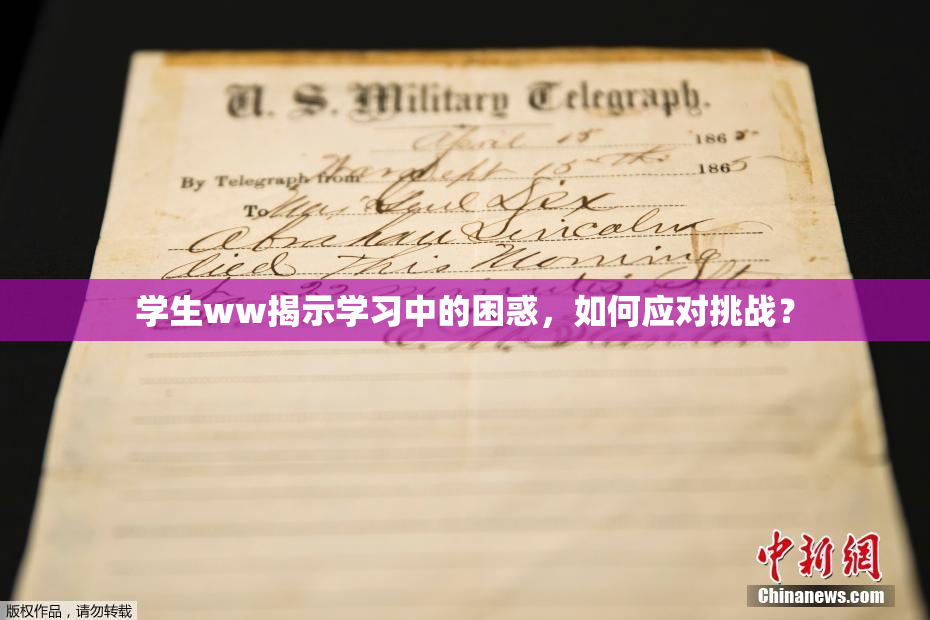 学生ww揭示学习中的困惑，如何应对挑战？