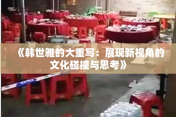 《韩世雅的大重写：展现新视角的文化碰撞与思考》