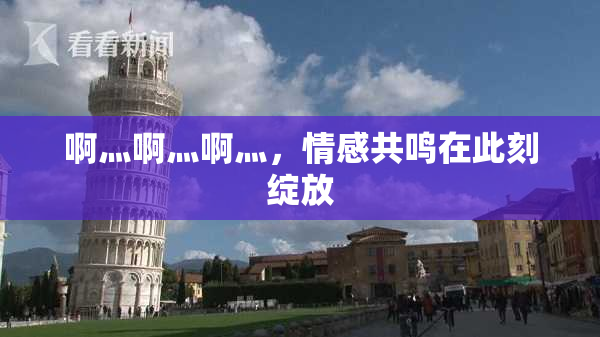 啊灬啊灬啊灬，情感共鸣在此刻绽放