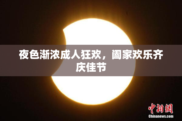 夜色渐浓成人狂欢，阖家欢乐齐庆佳节