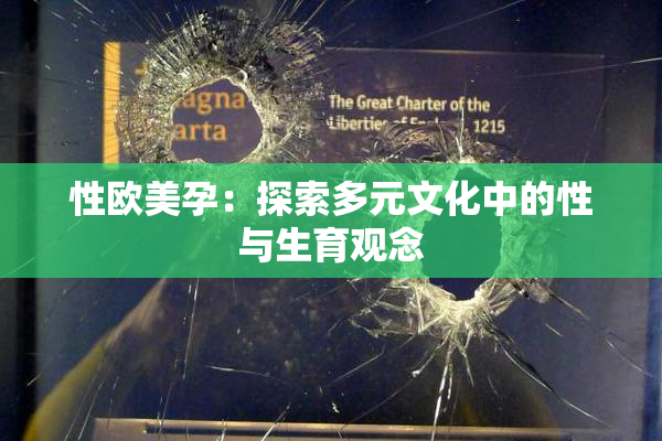 性欧美孕：探索多元文化中的性与生育观念