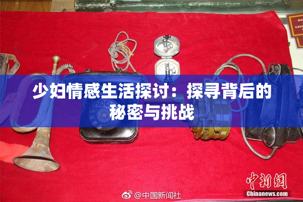 少妇情感生活探讨：探寻背后的秘密与挑战