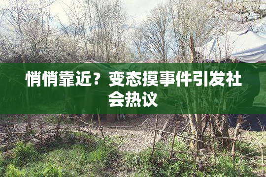 悄悄靠近？变态摸事件引发社会热议