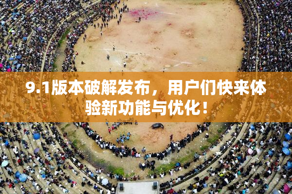 9.1版本破解发布，用户们快来体验新功能与优化！