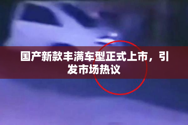 国产新款丰满车型正式上市，引发市场热议