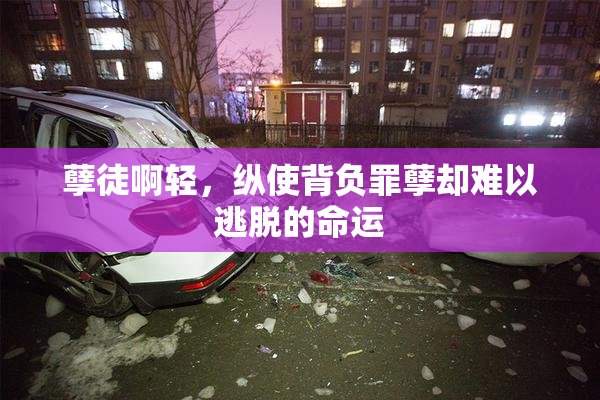 孽徒啊轻，纵使背负罪孽却难以逃脱的命运