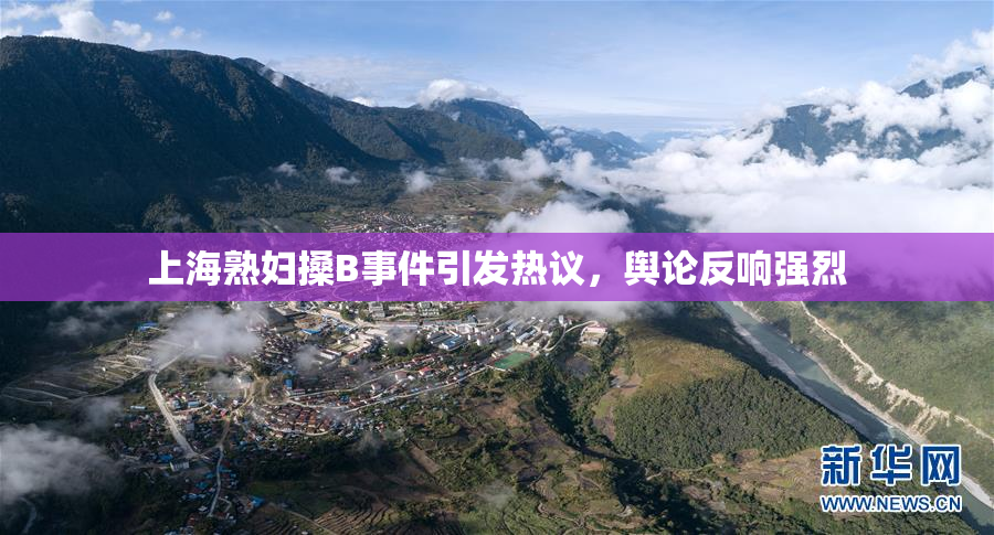 上海熟妇搡B事件引发热议，舆论反响强烈