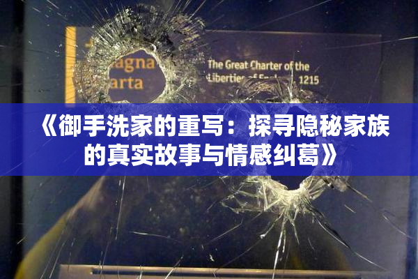 《御手洗家的重写：探寻隐秘家族的真实故事与情感纠葛》