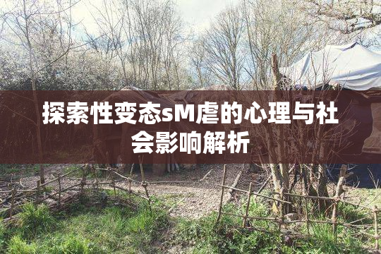 探索性变态sM虐的心理与社会影响解析