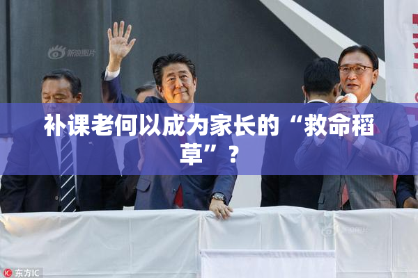 补课老何以成为家长的“救命稻草”？