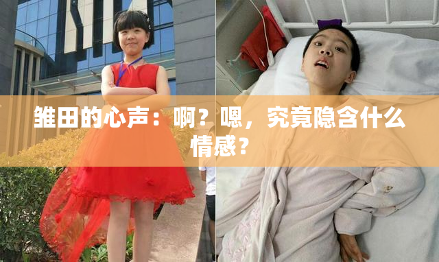 雏田的心声：啊？嗯，究竟隐含什么情感？