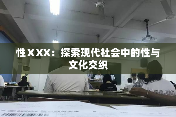 性ⅩXX：探索现代社会中的性与文化交织