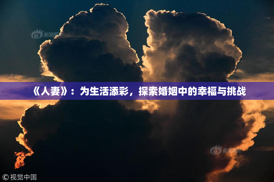 《人妻》：为生活添彩，探索婚姻中的幸福与挑战