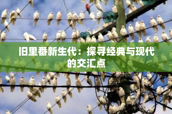 旧里番新生代：探寻经典与现代的交汇点