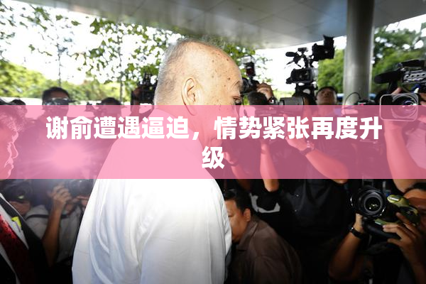谢俞遭遇逼迫，情势紧张再度升级