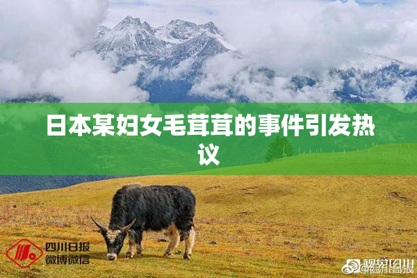 日本某妇女毛茸茸的事件引发热议