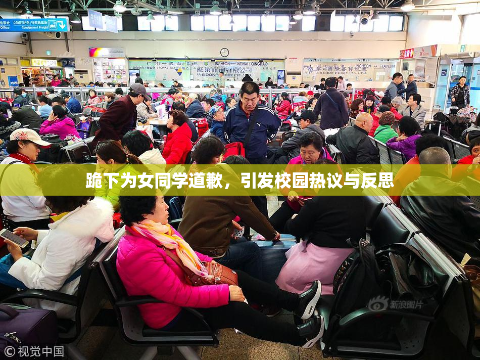 跪下为女同学道歉，引发校园热议与反思