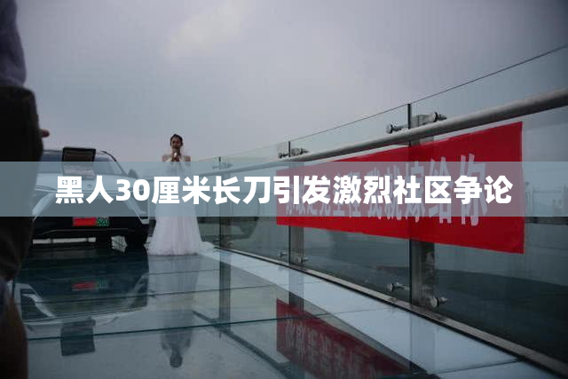 黑人30厘米长刀引发激烈社区争论