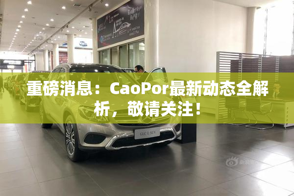 重磅消息：CaoPor最新动态全解析，敬请关注！
