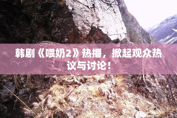 韩剧《喂奶2》热播，掀起观众热议与讨论！