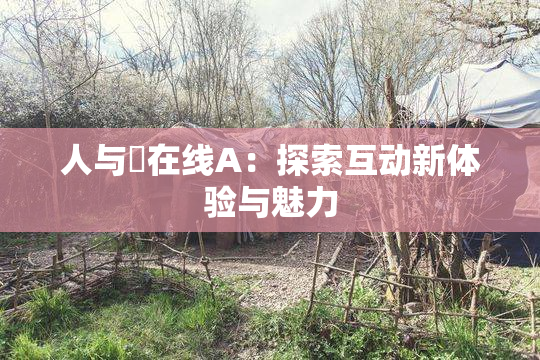 人与嘼在线A：探索互动新体验与魅力