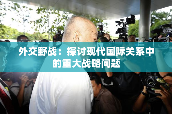 外交野战：探讨现代国际关系中的重大战略问题