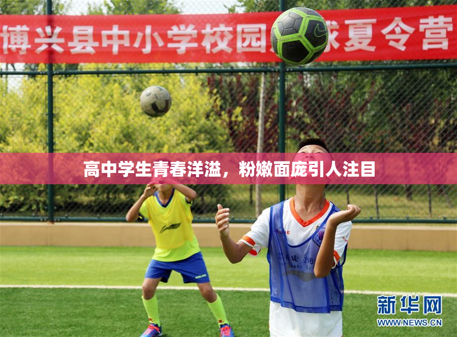 高中学生青春洋溢，粉嫩面庞引人注目
