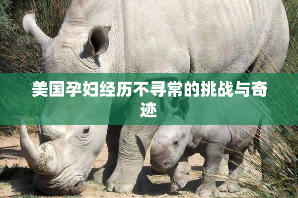 美国孕妇经历不寻常的挑战与奇迹