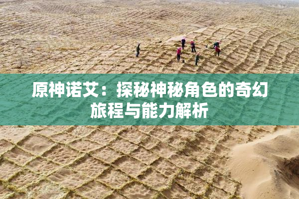 原神诺艾：探秘神秘角色的奇幻旅程与能力解析