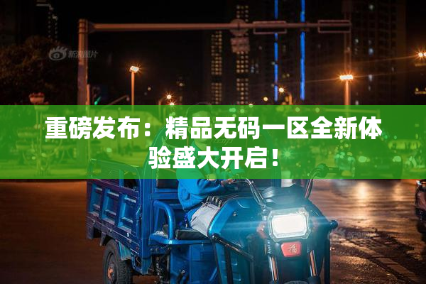 重磅发布：精品无码一区全新体验盛大开启！