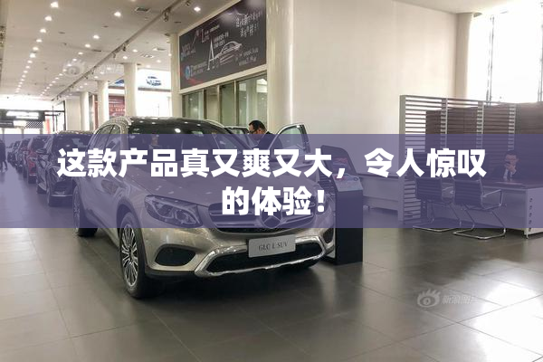 这款产品真又爽又大，令人惊叹的体验！