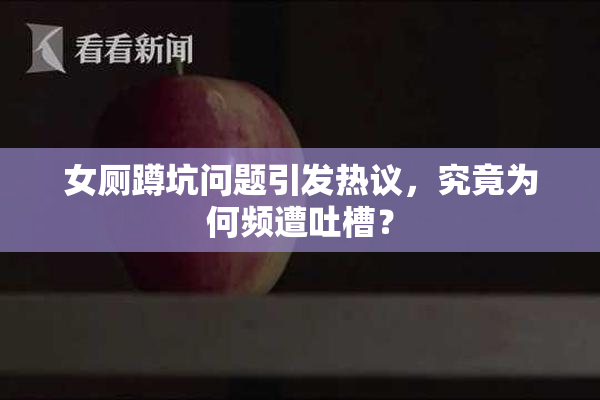 女厕蹲坑问题引发热议，究竟为何频遭吐槽？