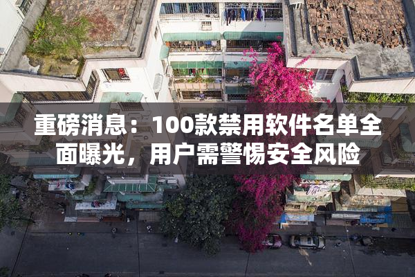 重磅消息：100款禁用软件名单全面曝光，用户需警惕安全风险