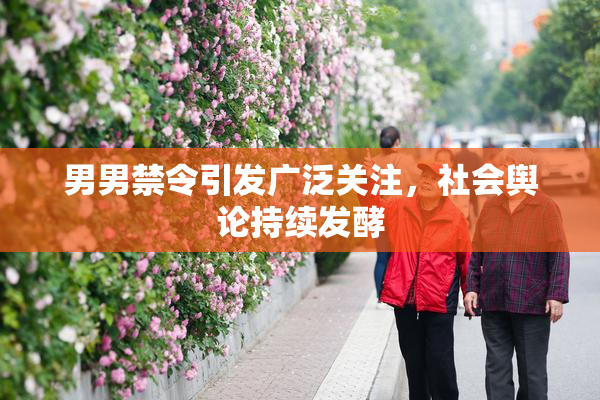 男男禁令引发广泛关注，社会舆论持续发酵