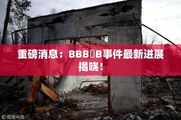 重磅消息：BBB槡B事件最新进展揭晓！