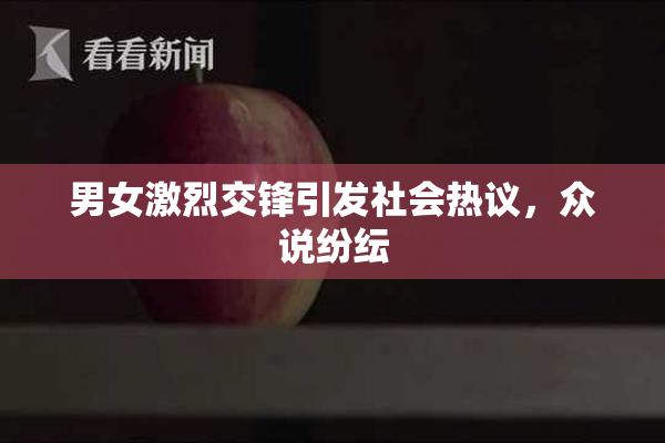 男女激烈交锋引发社会热议，众说纷纭