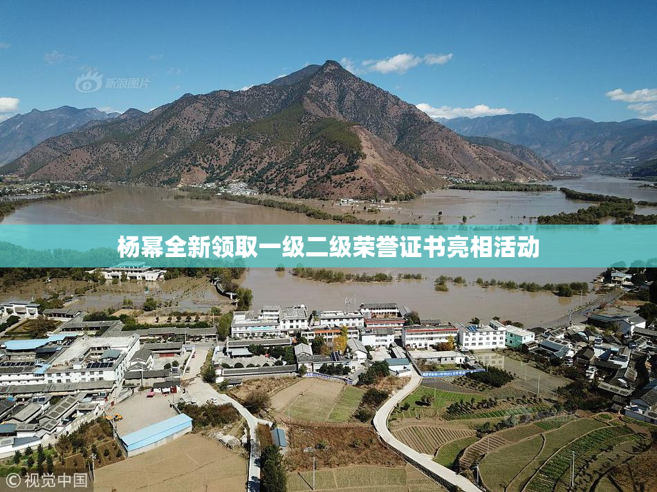 杨幂全新领取一级二级荣誉证书亮相活动