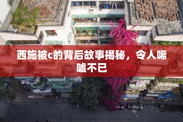 西施被c的背后故事揭秘，令人唏嘘不已