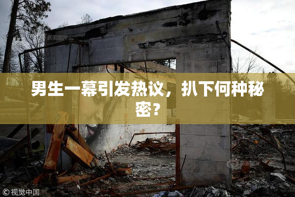 男生一幕引发热议，扒下何种秘密？